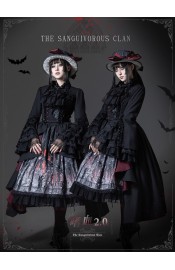 Tale Bringer The Sanguivorous Clan Blouse Skirt and Open Front Coat(Reservation/2 Colours/Full Payment Without Shipping)